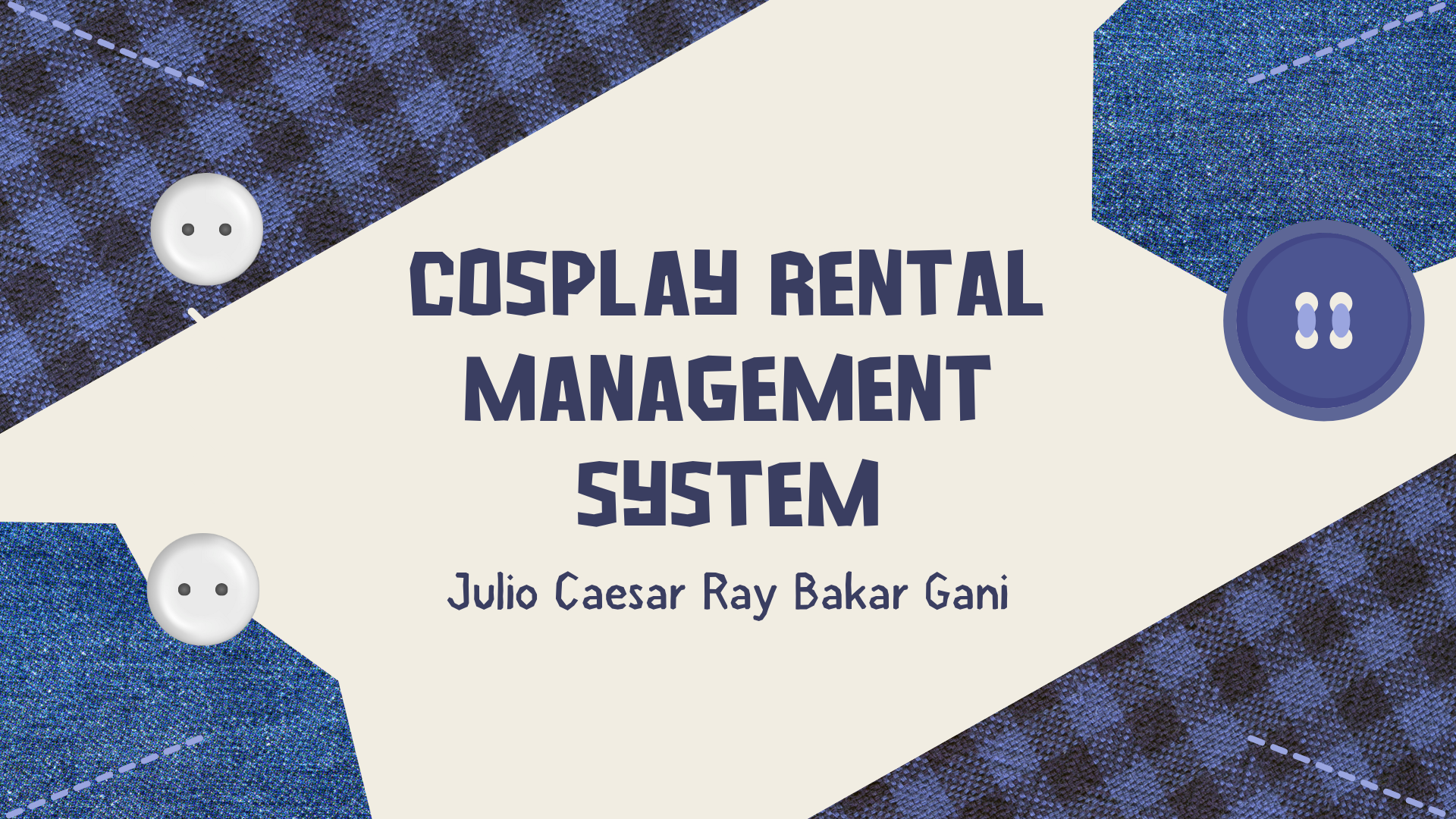 Cosplay Rental Management